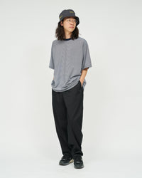 FreshService  MICRO BORDER S/S TEE  WHITE*NAVY