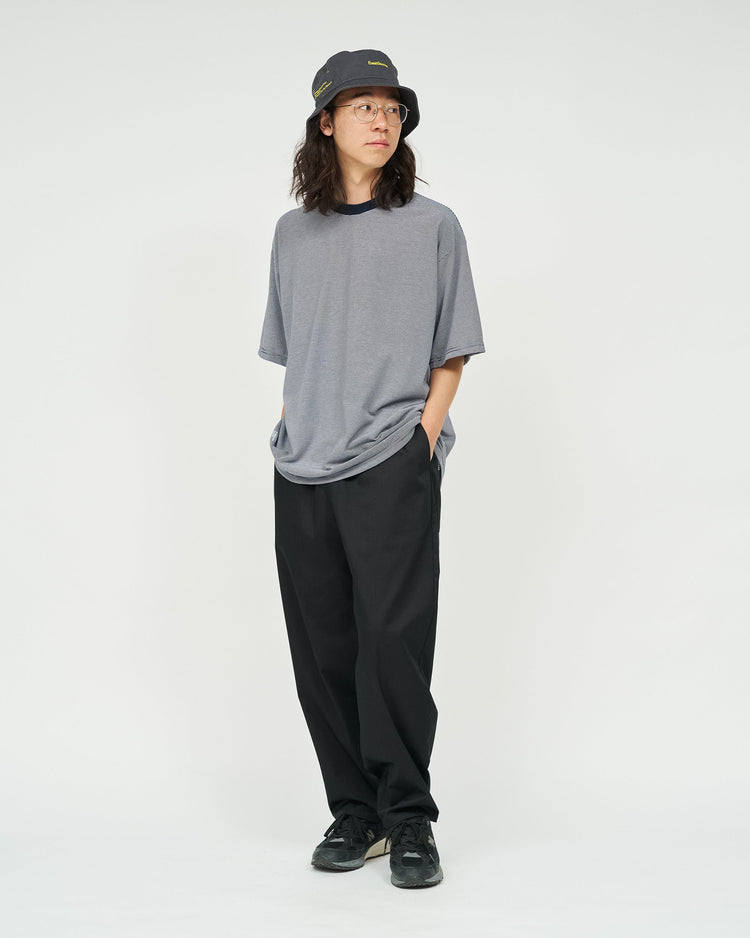 FreshService / MICRO BORDER S/S TEE WHITE*BLACK