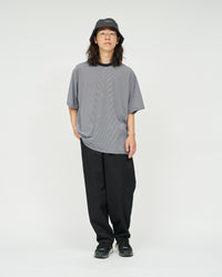 FreshService  MICRO BORDER S/S TEE  WHITE*NAVY