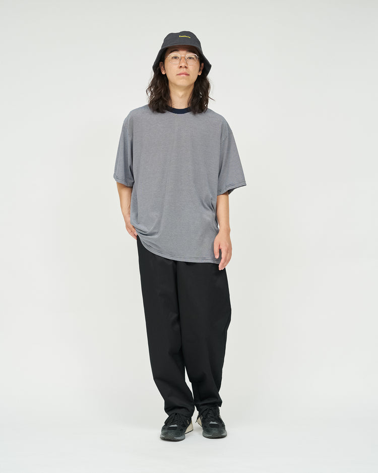 FreshService  MICRO BORDER S/S TEE  WHITE*NAVY