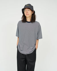 FreshService / MICRO BORDER S/S TEE  WHITE*NAVY
