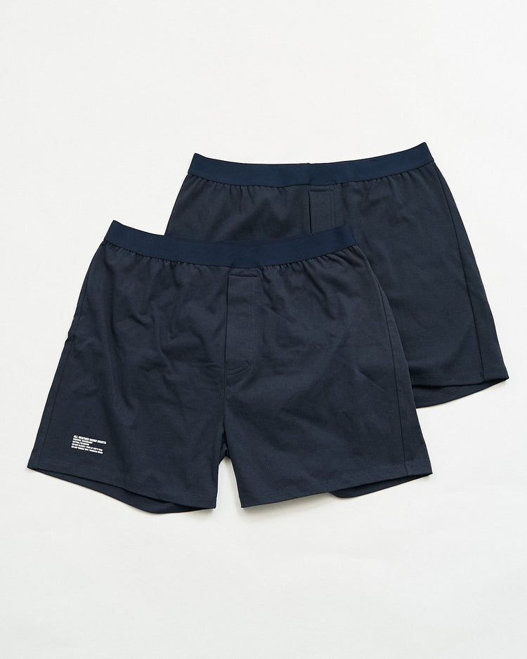 FreshService 2-PACK ALL WEATHER BOXER SHORTS NAVY