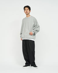 FreshService / LIGHT OZ CREW NECK SWEAT H.GRAY