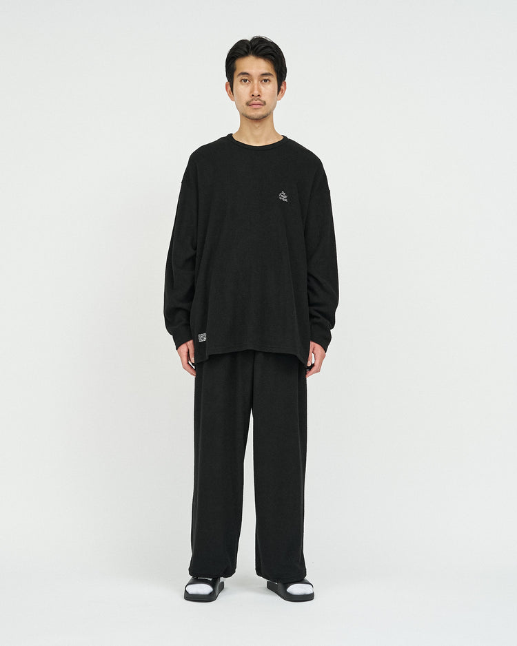 FreshService  UTILITY PILE L/S SET-UP BLACK