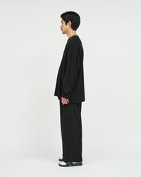 FreshService  UTILITY PILE L/S SET-UP BLACK