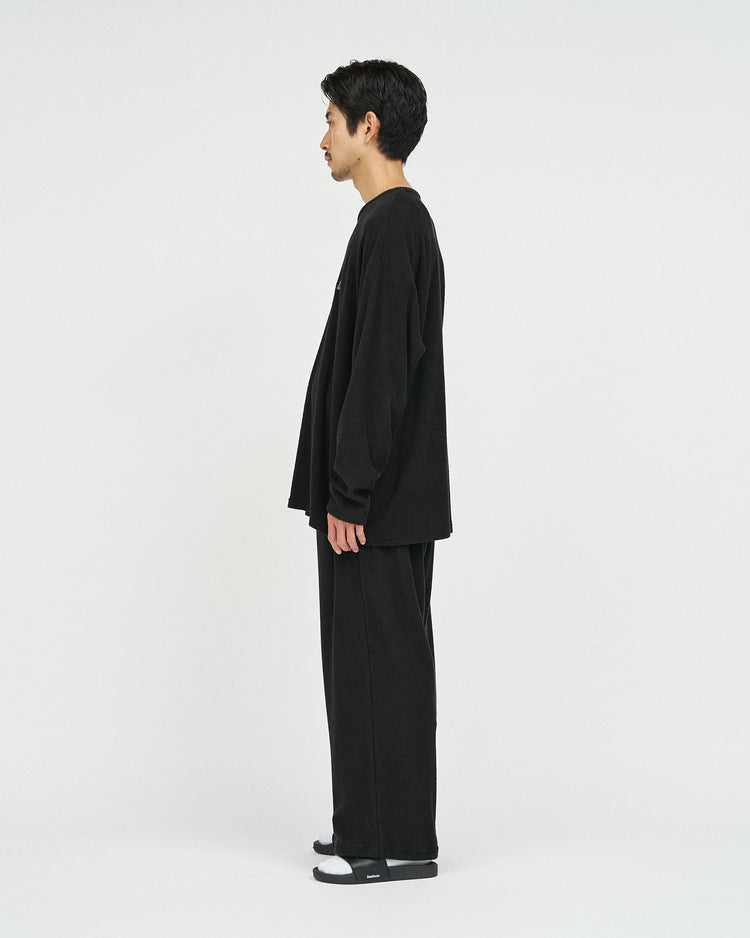 FreshService  UTILITY PILE L/S SET-UP BLACK