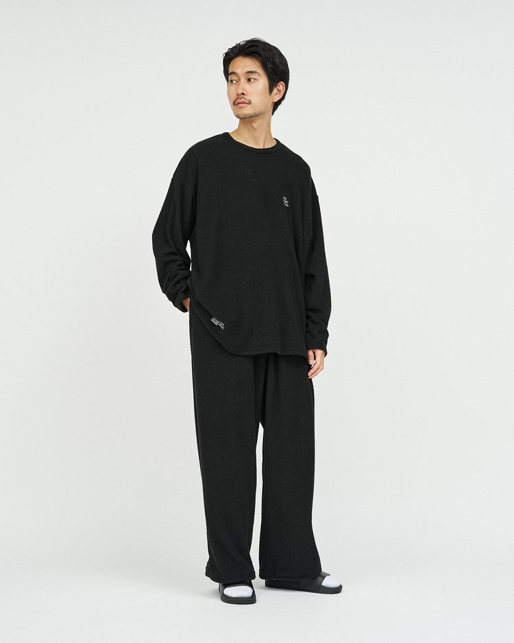 FreshService  UTILITY PILE L/S SET-UP BLACK