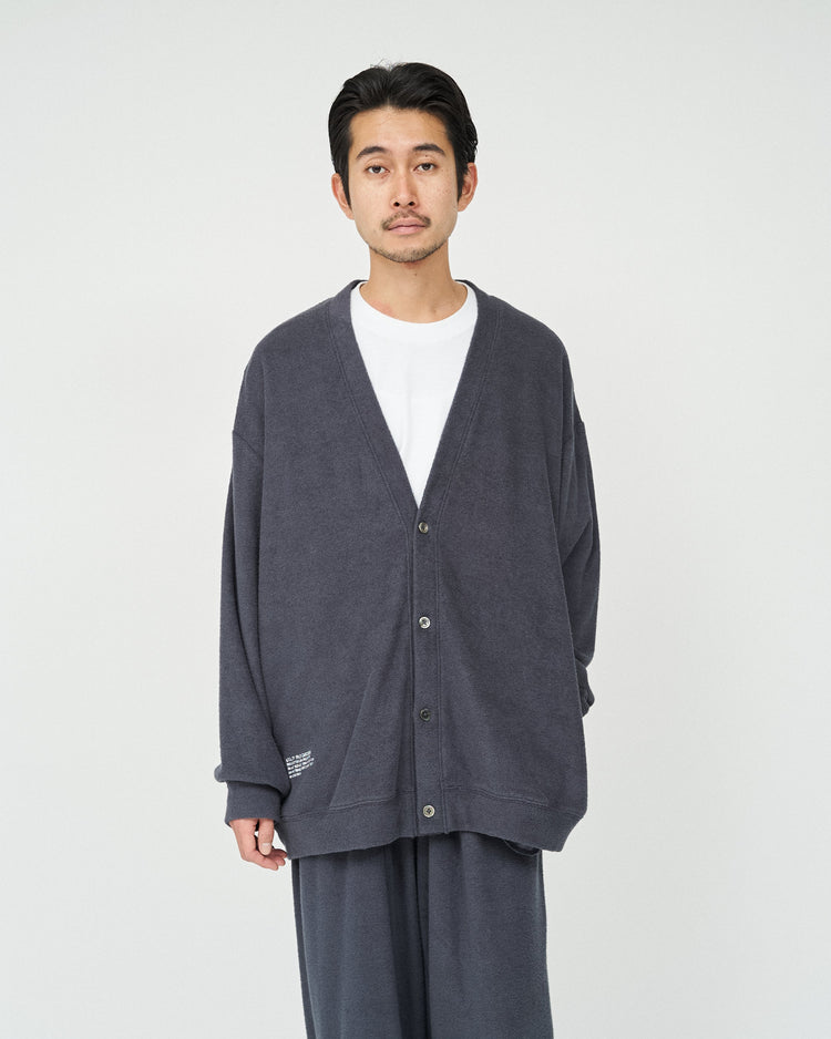 FreshService  UTILITY PILE CARDIGAN SET-UP KHAKI