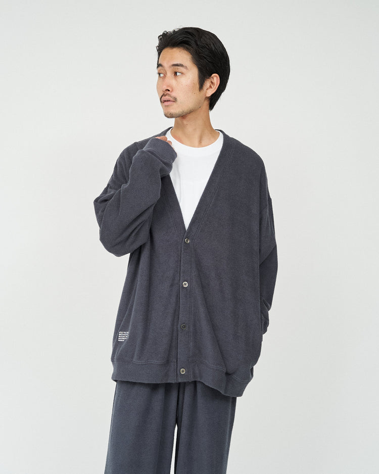 FreshService UTILITY PILE CARDIGAN SET-UP GRAY