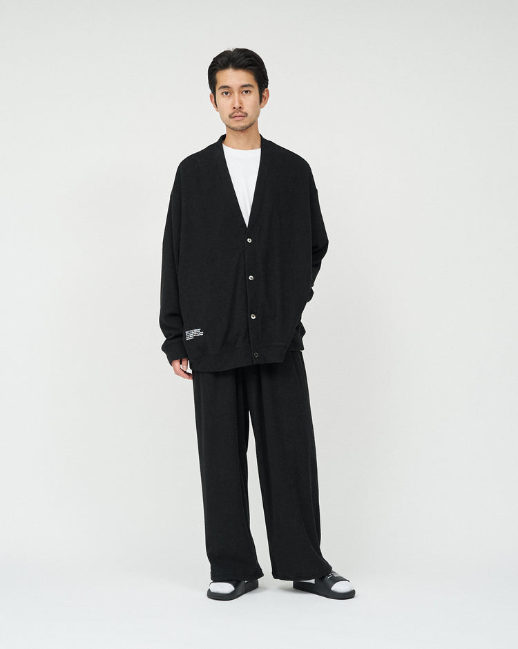 FreshService  UTILITY PILE CARDIGAN SET-UP BLACK