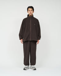 FreshService "ReFresh!Service." FLEECE TRACK SUIT DARK BROWN