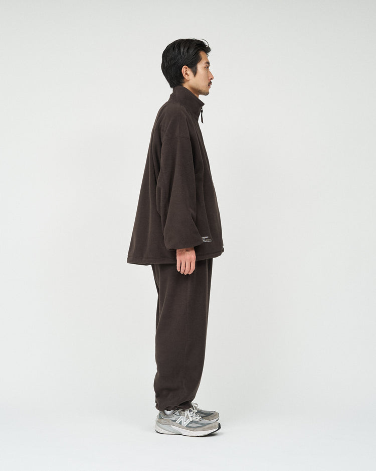 FreshService   "ReFresh!Service." FLEECE TRACK SUIT DARK BROWN