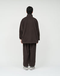 FreshService "ReFresh!Service." FLEECE TRACK SUIT DARK BROWN