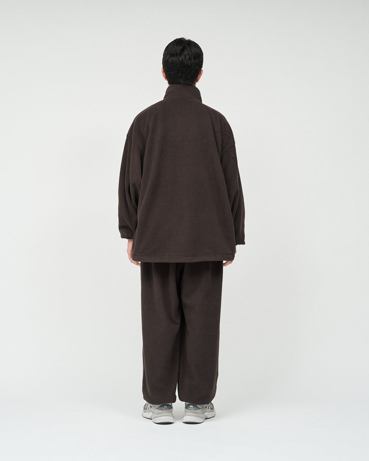 FreshService "ReFresh!Service." FLEECE TRACK SUIT DARK BROWN