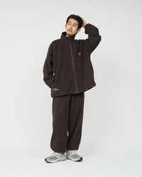 FreshService "ReFresh!Service." FLEECE TRACK SUIT DARK BROWN