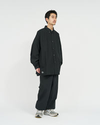 FreshService  SOLOTEX® TYPEWRITER UTILITY L/S B.D SHIRT BLACK