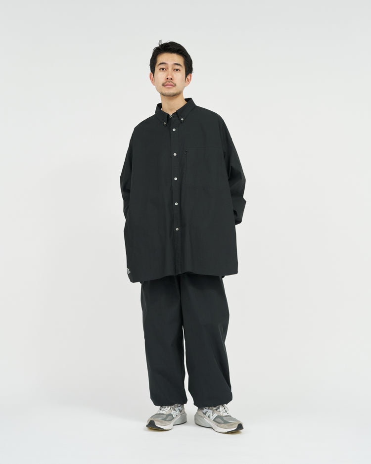 FreshService  SOLOTEX® TYPEWRITER UTILITY L/S B.D SHIRT BLACK