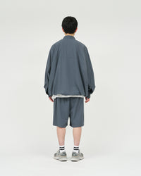 FreshService  CRISP COTTON ANORAK L/S SHIRT GRAY