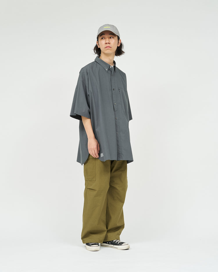 FreshService SOLOTEX®TYPEWRITER UTILITY S/S B.D SHIRT GRAY
