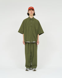 FreshService  CRISP COTTON ANORAK S/S SHIRT NAVY