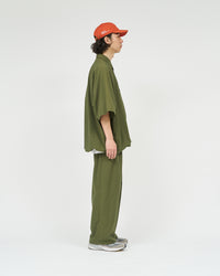 FreshService  CRISP COTTON ANORAK S/S SHIRT GRAY