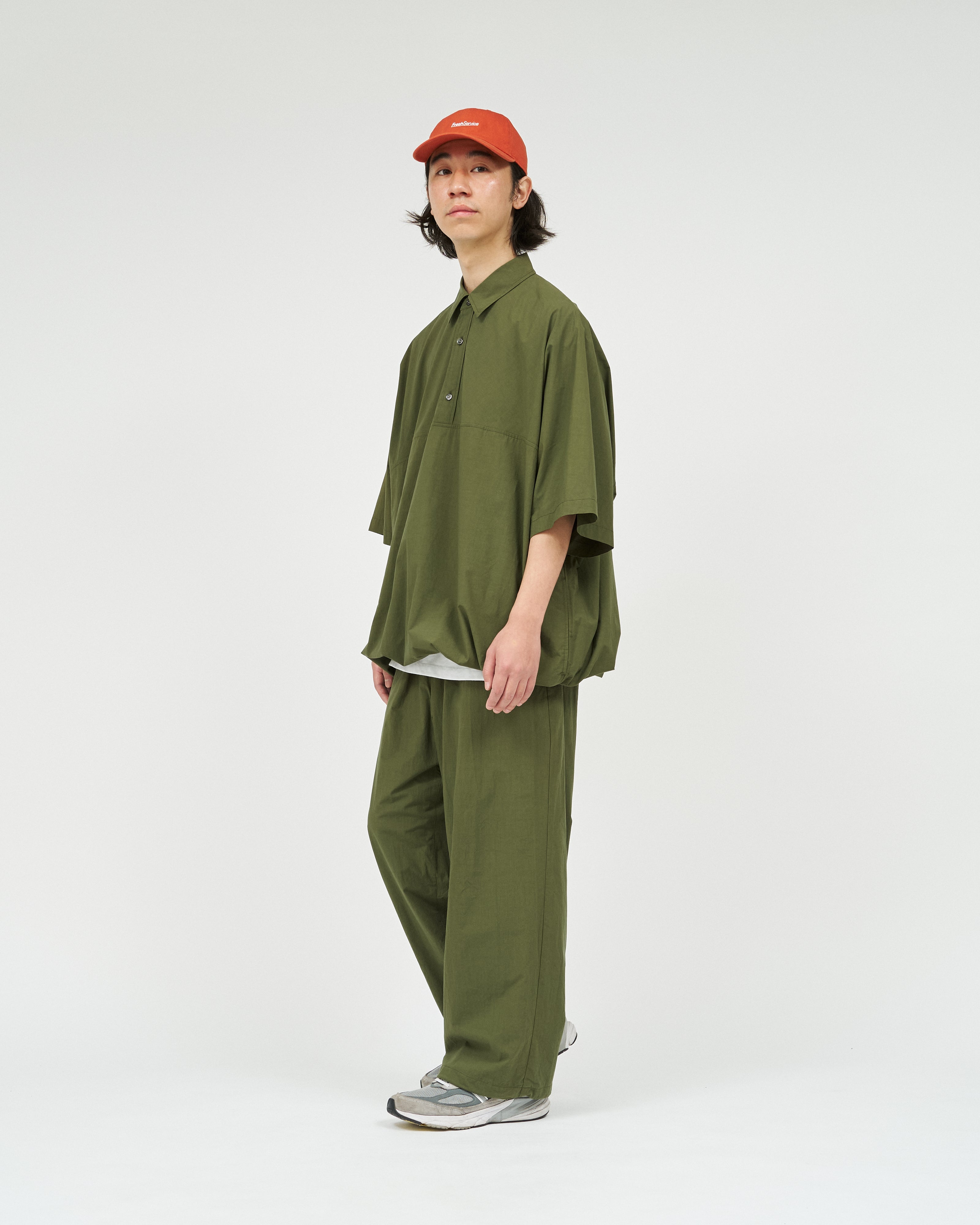 FreshService CRISP COTTON ANORAK S/S SHIRT NAVY – CASDAY