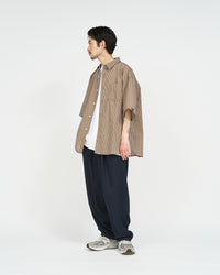 FreshService COOLFIBER OPEN COLLAR S/S SHIRT BLACK