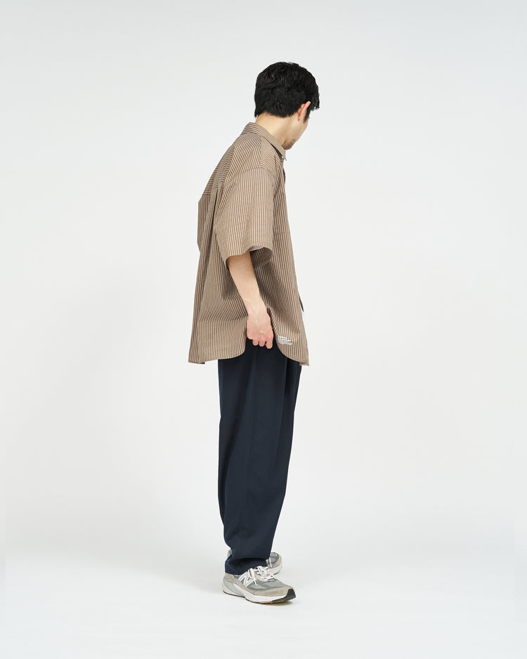 FreshService  HRAFTeX S/S STRIPE SHIRT GREEN STRIPE