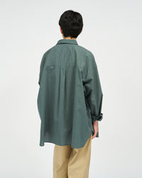 FreshService  HRAFTeX L/S STRIPE SHIRT GREEN STRIPE
