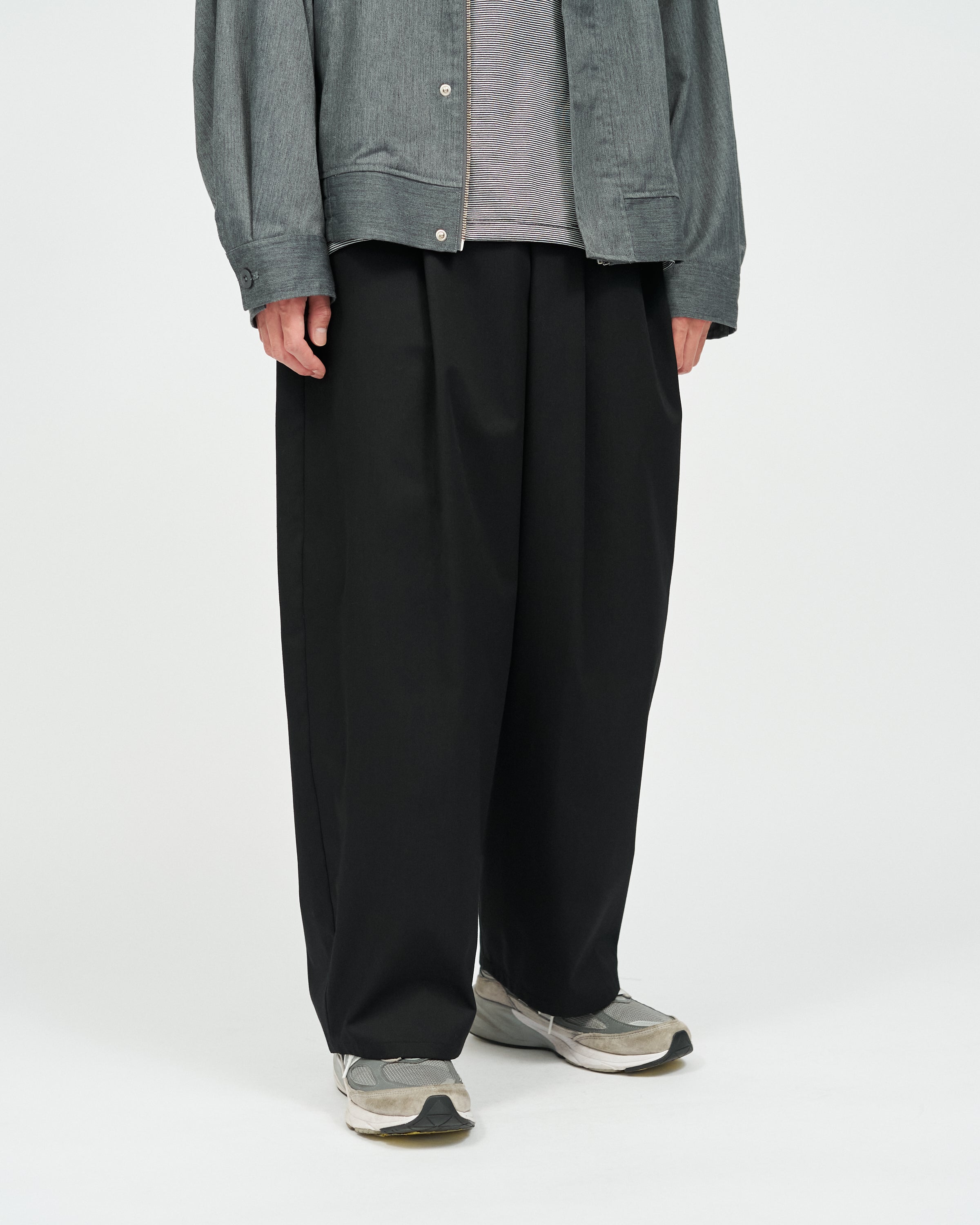 FreshService CORPORATE WIDE EASY PANTS BLACK – CASDAY / キャスデイ