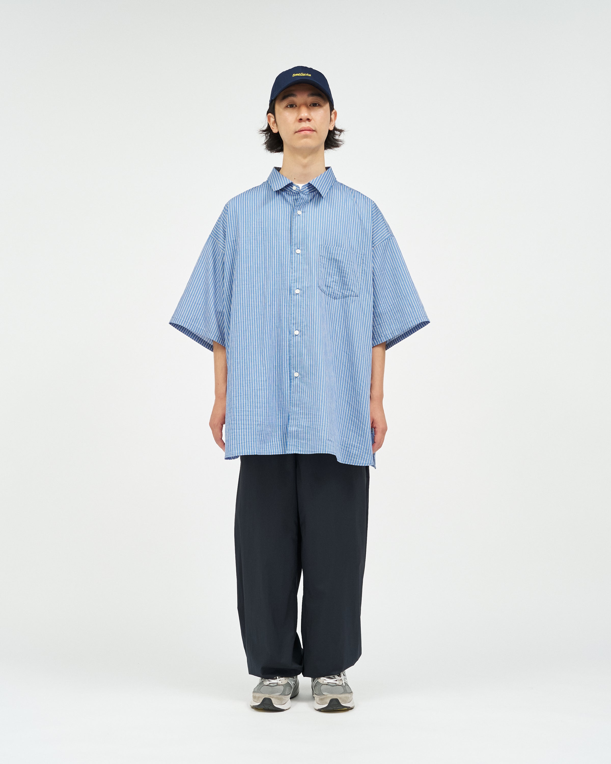 FreshService HRAFTeX S/S STRIPE SHIRT BLUE STRIPE – CASDAY