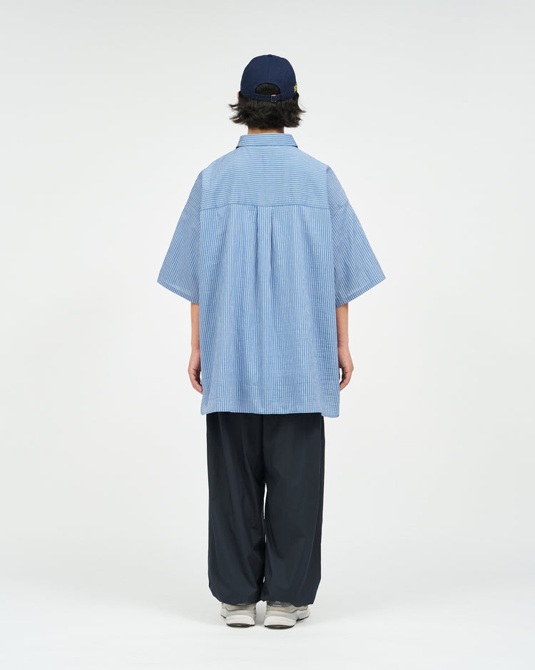 FreshService  HRAFTeX S/S STRIPE SHIRT BLUE STRIPE
