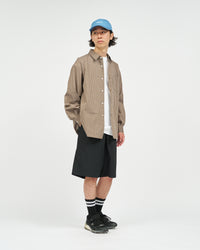 FreshService  HRAFTeX L/S STRIPE SHIRT BROWN STRIPE
