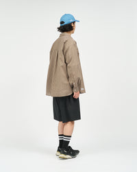 FreshService  HRAFTeX L/S STRIPE SHIRT BROWN STRIPE