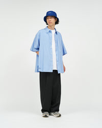 FreshService  CORPORATE WIDE EASY PANTS BLACK STRIPE