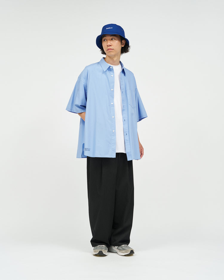FreshService  CORPORATE WIDE EASY PANTS BLACK STRIPE