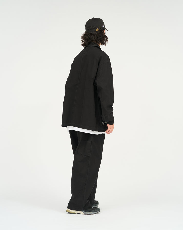 FreshService CORPORATE UNIFORM L/S SHIRT BLACK