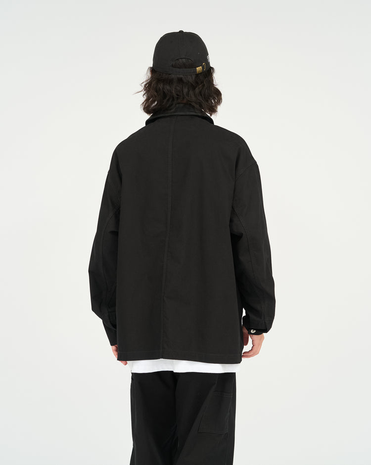 FreshService CORPORATE UNIFORM L/S SHIRT BLACK
