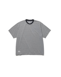 FreshService / MICRO BORDER S/S TEE WHITE*BLACK