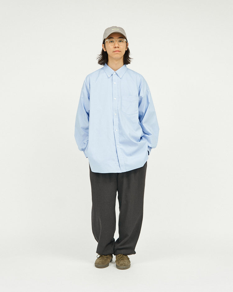 FreshService / DRY OXFORD CORPORATE L/S B.D.SHIRT BLUE
