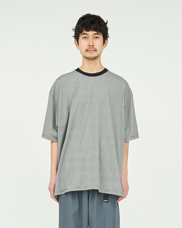 FreshService / MICRO BORDER S/S TEE WHITE*BLACK
