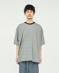 FreshService / MICRO BORDER S/S TEE WHITE*BLACK
