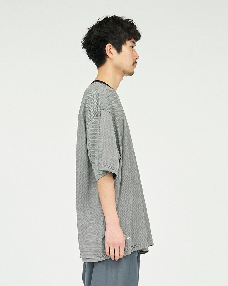 FreshService / MICRO BORDER S/S TEE WHITE*BLACK