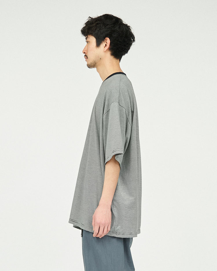 FreshService / MICRO BORDER S/S TEE WHITE*BLACK