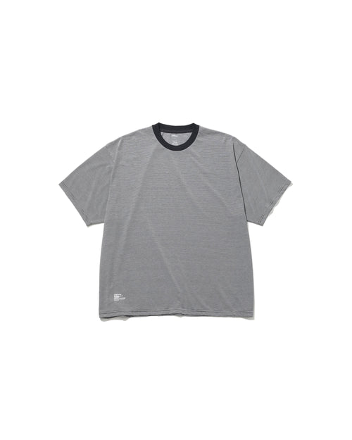 FreshService / MICRO BORDER S/S TEE  WHITE*BLACK
