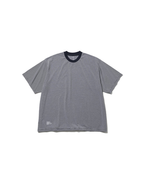 FreshService / MICRO BORDER S/S TEE  WHITE*NAVY
