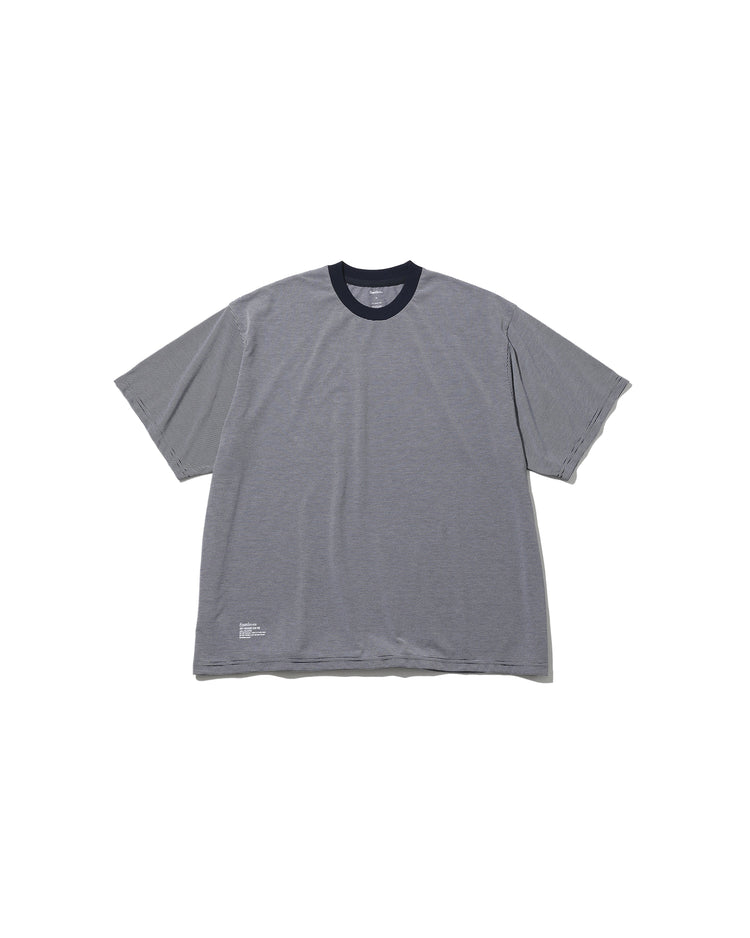 FreshService / MICRO BORDER S/S TEE  WHITE*NAVY