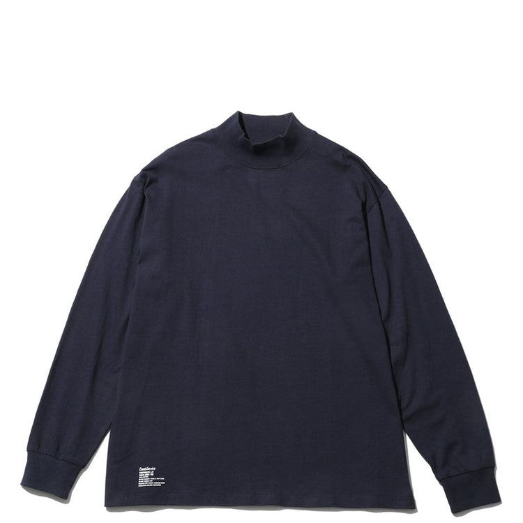 FreshService / 2-PACK CORPORATE L/S MOCK NECK TEE NAVY