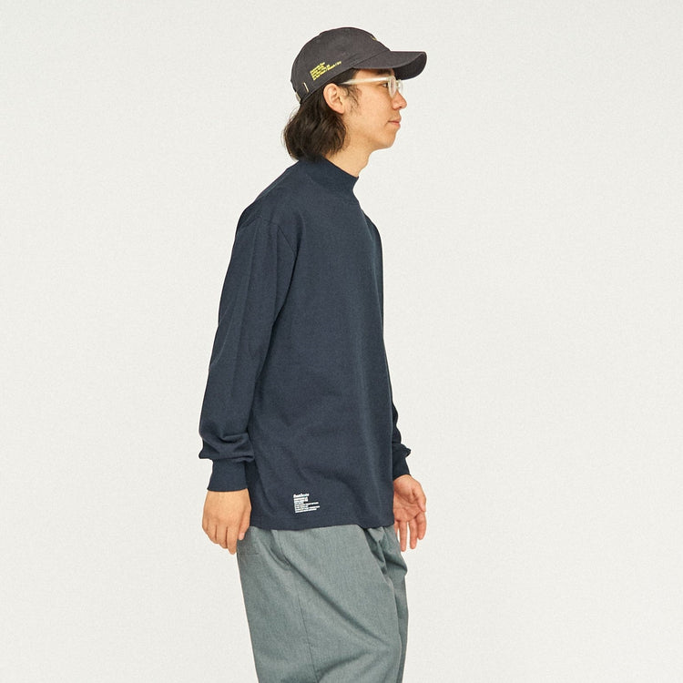 FreshService / 2-PACK CORPORATE L/S MOCK NECK TEE NAVY