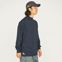 FreshService / 2-PACK CORPORATE L/S MOCK NECK TEE NAVY
